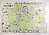 Repüljön MALÉVval Amszterdamba. (rajzos várostérkép leírásokkal, 1970)