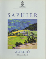 Aukció Saphier Dezső képzőművészeti gyűjteményéből.  Báv Rt. 1998.