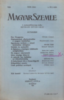 Magyar Szemle, 1934. XXII. kötet, 3.(87.) szám
