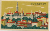 Budapest  [Poggyászcímke]