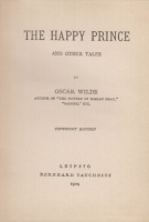 Wilde, Oscar : The Happy Prince and Other Tales