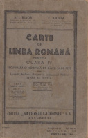 Bujor, A.I. - Ilioasa, F. : Carte de Limba Romana. Clasa IV