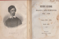 Petőfi Sándor : -- összes költeményei 1842–1846. 1–2. kötet.