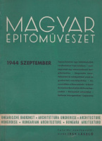 Magyar Építőművészet. 1944 szeptember
