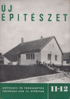 Új építészet. 1948.  III.évf. 11-12.