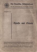 Spiesse und Schmitz - Amt für Arbeitsführung und Berufserziehung. Vortragstoff Nr. 201