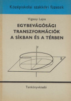 Vigassy Lajos : Egybevágósági transzformációk a síkban és a térben