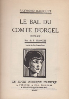 Radiguet, Raymond : Le bal du comte d'Orgel