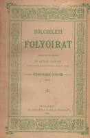 Kiss János (szerk.) : Bölcseleti folyóirat 1903. I-II. köt.