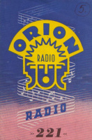 ORION Radio 221  [Reklámprospektus]