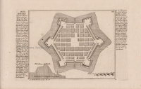 Bodenehr, G. : [Érsekújvárvárának alaprajza, 1700.] Neuheusel