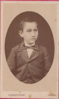 Auerbach Miksa : Gyermek portré, cabinet