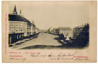 SZOMBATHELY. Széchenyi tér - Szily János utcza. (1900)