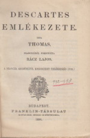 Thomas. : Descartes emlékezete
