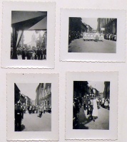 A Gömbös szobor előtt + körmenet a Budai Várban (1942)