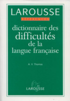 Thomas, Adolphe V. : Dictionnaire Des Difficultes de La Langue Francaise