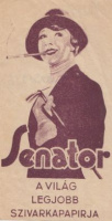 Senator - a világ legjobb szivarkapapirja (barna vált.)