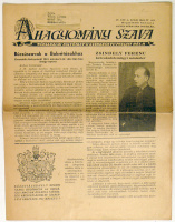 A Hagyomány Szava  - Társadalmi folyóirat  (1943)