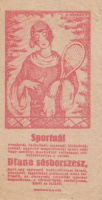Kőhegyi E. (graf.) : Diana Sósborszesz - Sportnál (piros vált.)