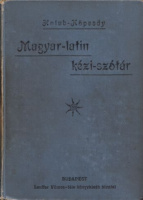 Holub M. - Köpesdy S. (szerk.) : Magyar-latin kézi-szótár - a középiskolák számára