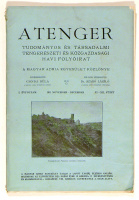 A Tenger. A Magyar Adria Egyesület közlönye. I. évf. XI-XII. füzet. 1911. november-december.