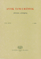 Töttössy Csaba (Felelős szerk.) : Antik tanulmányok - Studia Antiqua XXIII. kötet 2. szám
