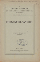 Győry Tibor : Semmelweis (dedikált)