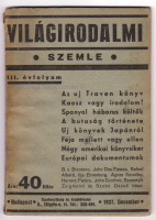 Világirodalmi szemle III. évf. (1937. dec.)