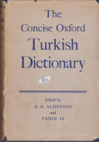 Alderson, A. - Iz, fahir : The Concise Oxford Turkish Dictionary