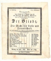 A nagyszombati német színház 16 db. hirdetménye az 1830-as évekből