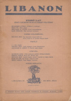 Libanon - Zsidó tudományos és művészeti folyóirat. 1940. márc.-május