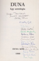 Vargha Balázs, Nagy András, Perczel Anna (szerk.) : DUNA. Egy antológia. (15 szerző által aláírt példány)