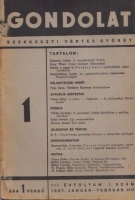 GONDOLAT  [A KMP kulturális szemléje]. III. évf. 4-5. szám; 1937. január-február. 