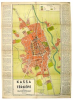 Kassa thj. sz. kir. város térképe  [ca. 1939]