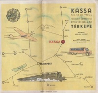 Szeley József (összeáll.) : KASSA thj, sz. kir. város és természeti szépségeinek idegenforgalmi [grafikus] térképe. 