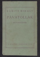 Babits Mihály : Pávatollak - Műfordítások  [Első kiadás]
