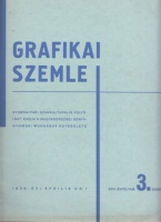 Grafikai Szemle.  XXVI. évf. 3. sz; 1936. április.