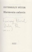 Esterházy Péter : Harmonia Caelestis  (Dedikált)