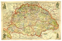 [Nagy] Magyarország politikai térképe. Mérték: 1:2500000.