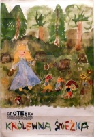 Jesionkowski, Leszek  (graf.) : Królewna Sniezka  /Hófehérke/  (Lengyel színházi plakát)