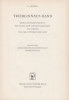 Szondi, Lipót : Trieblinnäus-Band. Band III - Des Lehrbuches der experimentellen Triebdiagnostik
