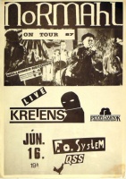 normahl on Tour 87 - [továbbá] Kretens; F.o. Systems; QSS. 