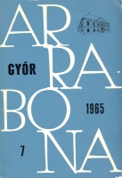 Uzsoki András (szerk.) : Arrabona 7 -  Győr 1965