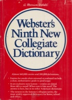 Websters Merriam : Webster's Ninth New Collegiate Dictionary