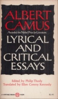 Camus, Albert : Lyrical and Critical Essays