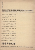 Bulletin Internationale Kunst. Esher Surrey Art Galleries 1937-1938 - Hongaaresche Oertalenten [Magyar őstehetségek]