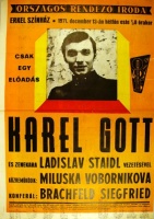 KAREL GOTT és zenekara. Erkel Színház, 1971. dec. 13.