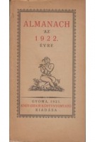 Almanach az 1922. évre 