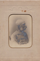 I. Ferenc József  osztrák császár, magyar és cseh király (1830-1916) félprofil portréja 1906 körül.