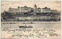 Budapest. Királyi palota - Königliche Burg. 